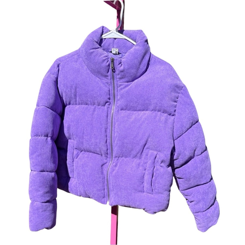 Double Zero‎ Corduroy Puffer Jacket Cropped – Size S